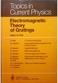 Electromagnetic theory of gratings