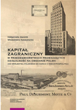 Kapitał zagraniczny w przedsiębiorstwach prowadzących działalność na obszarze Polski (od Królestwa Polskiego do końca II Rzeczypospolitej)