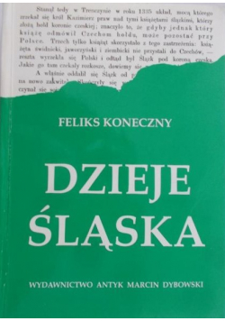 Dzieje Śląska reprint z 1897 r