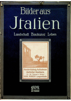 Bilder aus Italien 1909r