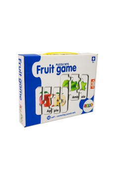 Puzzle edukacyjne owoce 10el
