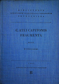 C Atei Capitonis fragmenta