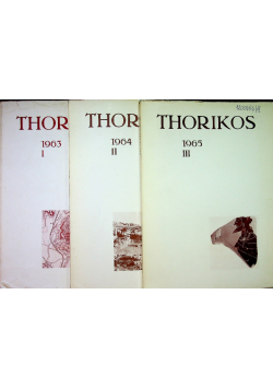 Thorikos tom 1 do 3
