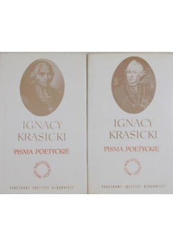 Krasicki Pisma poetyckie tom I i II