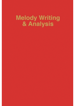 Melody Writing and Analysis