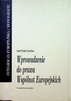 Wprowadzenie do prawa wspólnot Europejskich
