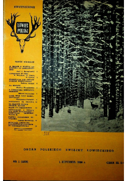 Łowiec Polski 1966 numer 1 do 24