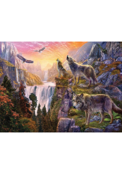 Puzzle 1000 Wilki, Jan Krasny