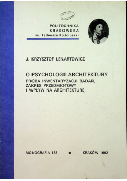 O Psychologii Architektury