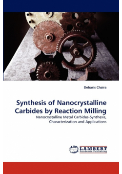 Synthesis of Nanocrystalline Carbides by Reaction Milling