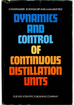 Dynamics and control of continuous distillation units