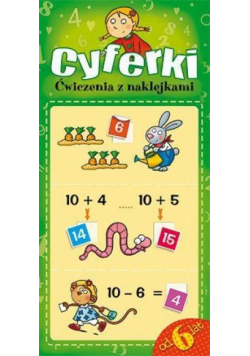 Ćwiczenia z naklejkami. Cyferki
