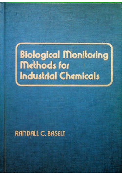 Biological Monitoring Methods for Industrial Chemicals
