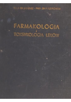 Farmakologia i toksykologia leków