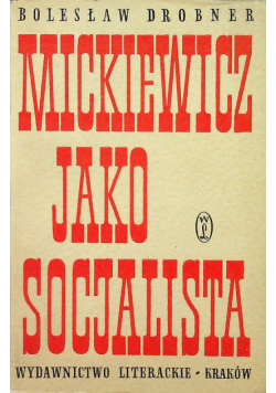 Mickiewicz jako socjalista