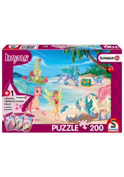 Puzzle 200 Smocza wyspa + figurka Bayala G3