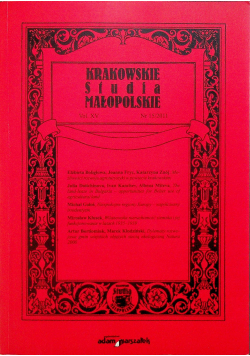 Krakowskie studia małopolskie nr 15