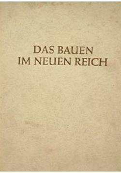 Das Bauen im neuen reich 1943r.