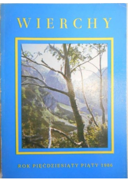 Wierchy. Rok pięćdziesiąty piąty 1986