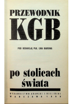 Przewodnik KGB po stolicach świata
