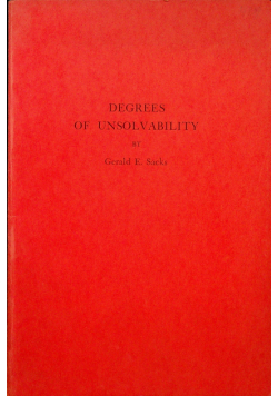 Degrees of unsolvability