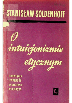 O intuincjonizmie etycznym