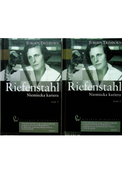 Riefenstahl Niemiecka kariera tom I i II