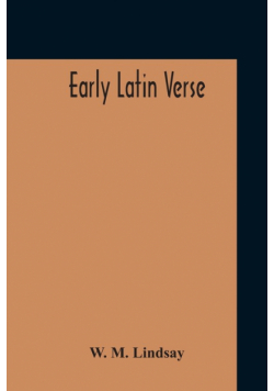 Early Latin Verse