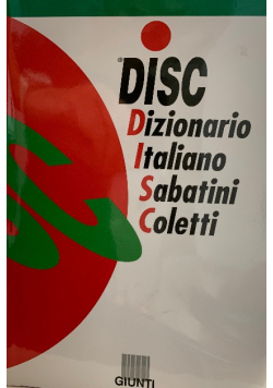 Disc Dizionario Italiano Sabatini Coletti