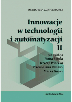 Innowacje w technologii i automatyzacji II