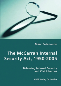 The McCarran Internal Security Act, 1950-2005