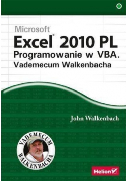 Excel 2010 PL Programowanie w VBA Vademecum