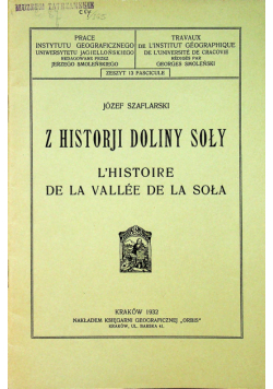 Z Historji Doliny Soły 1932 r.