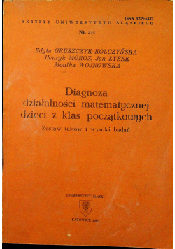 Diagnoza działalności matematycznej dzieci z klas początkowych