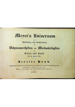 Meyer's universum 1837 r