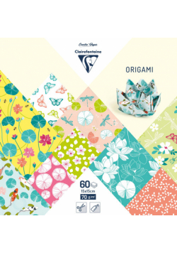 Papier do origami 15x15 cm 60 arkuszy Water lilies