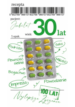 Karnet Urodziny 30 Gift-32