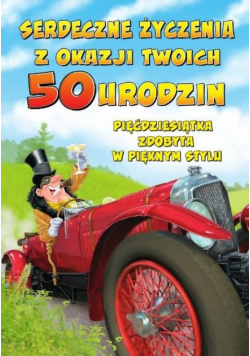 Kartka okolicznościowa Urodziny 50 MF34