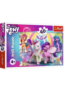 Puzzle 60 Urocze Kucyki Pony TREFL