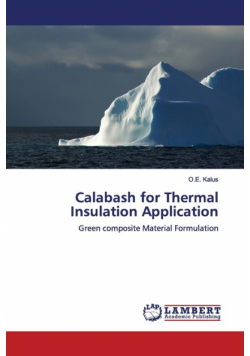 Calabash for Thermal Insulation Application