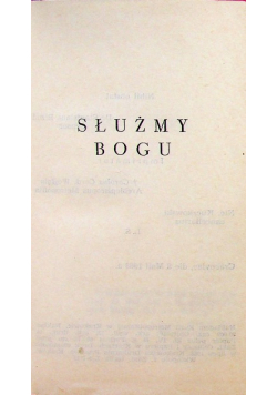 Służmy Bogu
