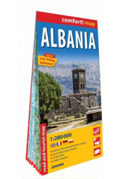 Comfort! map Albania 1:280 000