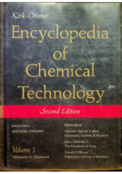 Encyclopedia of chemical technology vol 1