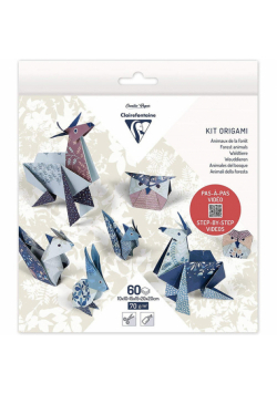 Papier do origami Zwierzęta 3 formaty 60 arkuszy