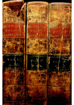 Słownik polsko rossyyski Tom 1 do 3 ok. 1930 r.