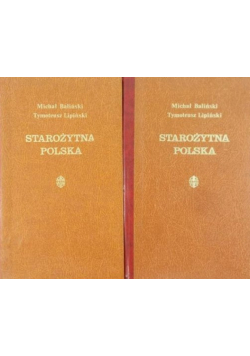 Starożytna Polska Tom II i III reprint z 1843 r.