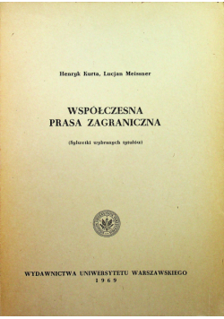Współczesna prasa zagraniczna