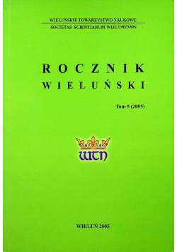 Rocznik wieluński tom 5