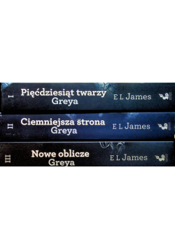 Pięćdziesiąt twarzy Greya / Ciemniejsza strona Greya / Nowe Oblicze Greya