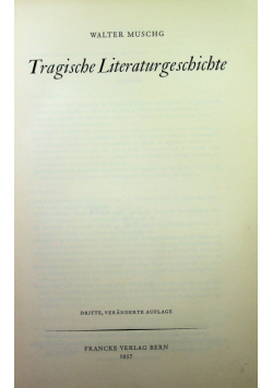 Thragische Literaturgeschichte